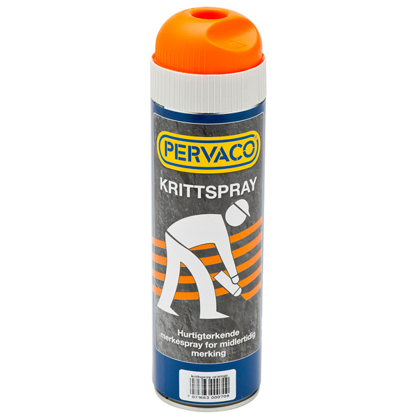 Krittspray, 500 ml, oransje, 12 stk