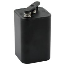 Batteri: 4R25 med fjærpoler, 6V, 50 Ah, alkalisk