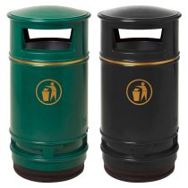 Avfallsbeholder – Morvan, frittstående, 90 liter