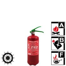 Brannslukker med ABF fluorfritt skum, 8A/89B/40F, 3 liter