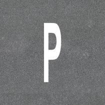 Termoplast: "P", 1600 mm, hvit
