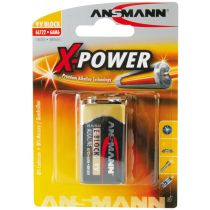 Batteri: E – X-Power, 9V, alkalisk