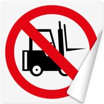 Klistremerke: Truck forbudt