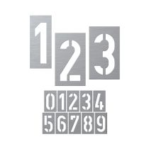 Sjablonger: Tallsett, aluminium