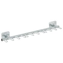 Sparkesykkelstativ, veggmontert, 9 plasser