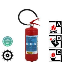 Brannslukker med 100% bærekraftig pulver, 55A/233B/C, 6 kg