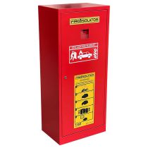 Oppbevaringsskap for brannteppe, stål