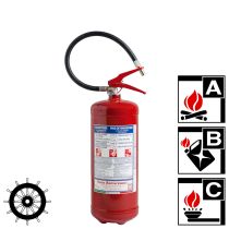Brannslukker med pulver, 43A/233B/C, 6 kg