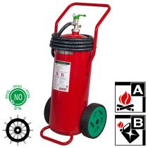 Brannslukker med fluorfritt skum, A/IVB, 50 liter