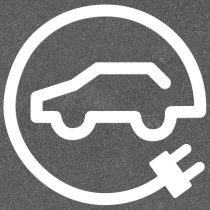 Termoplast: Elbil, Ø1000 mm, hvit