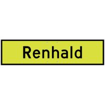 Skilt 808.744 – "Renhald", aluminium, MS (850 x 225 mm)