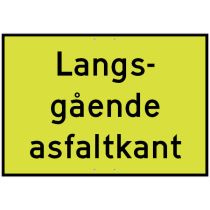 Skilt 808.723 – "Langsgående asfaltkant", aluminium, MS (850 x 565 mm)