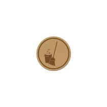 Infoskilt: Bøttekott, tre, Ø100 mm