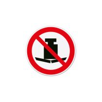 Forbudsskilt: Ikke tillatt med tung last, PP, Ø200 mm