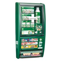 Førstehjelpsstasjon med plasterdispenser