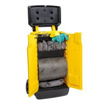 Vogn med absorbenter for væskesøl