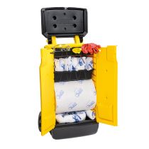 Vogn med absorbenter for oljesøl