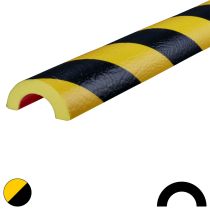 Rørbeskytter: Type R30, PU, selvklebende, gul/sort